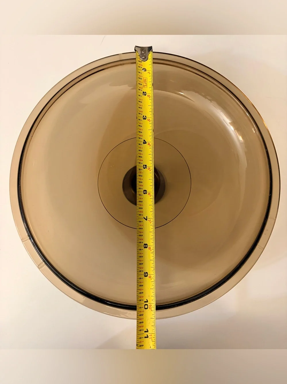 Vintage PYREX 4.5 L Visions Amber Corning Dutch Oven With Lid